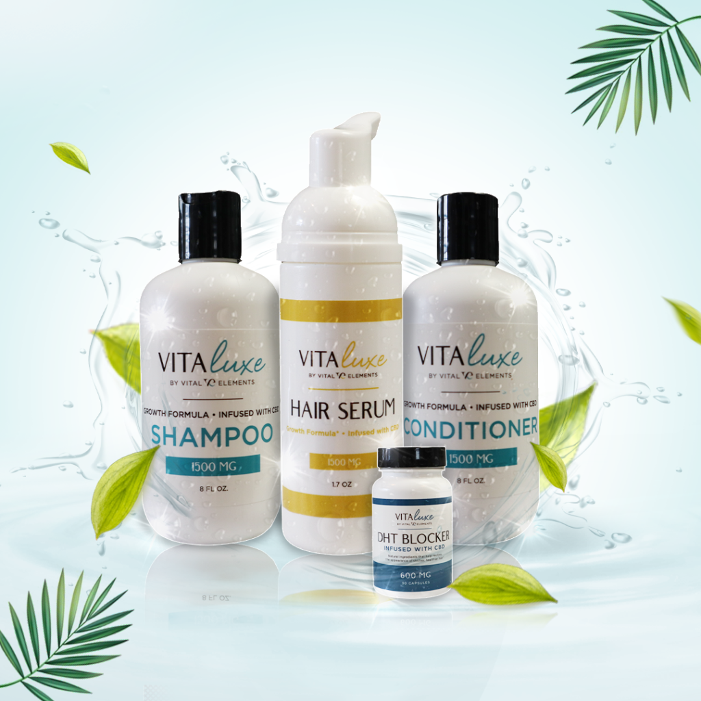 Hair Loss Bundle With Dht Blocker Vital Elements